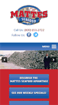 Mobile Screenshot of mattesseafood.com